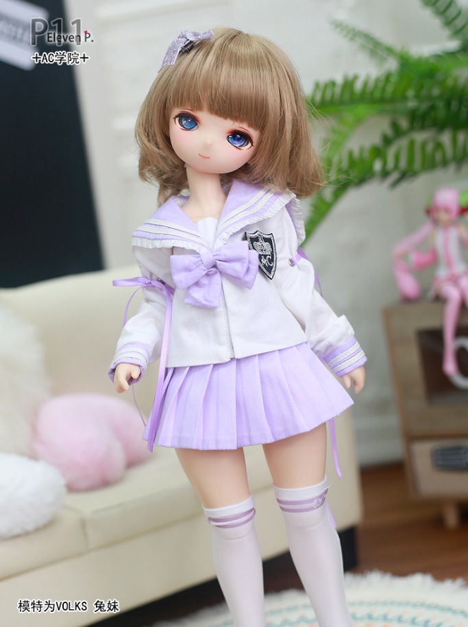 MDD.MSD. お洋服 セーラー服 制服 球体関節人形用衣装 ドール服 ドルフィードリーム おもちゃ ワンピース 人形24wy003