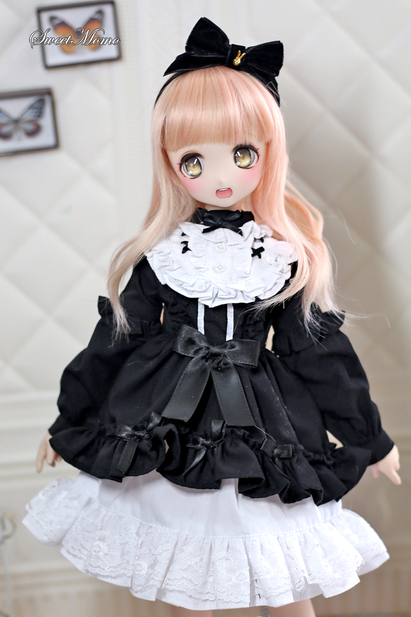 38】ディーラー様製 mdd msd kumako 1/4ドール用ドレス-