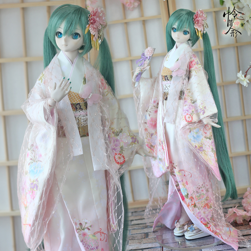 1/3,SD,DD,AS 花宴 振袖 花嫁衣装 セット服 イエローピンク スーパードルフィー 着物 オーダー