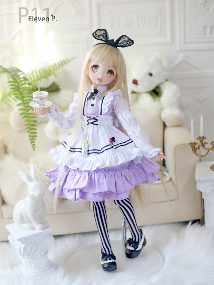 HONEY DOLL / MSD,MDD,1/4 フリル アリス メイド ワンピース