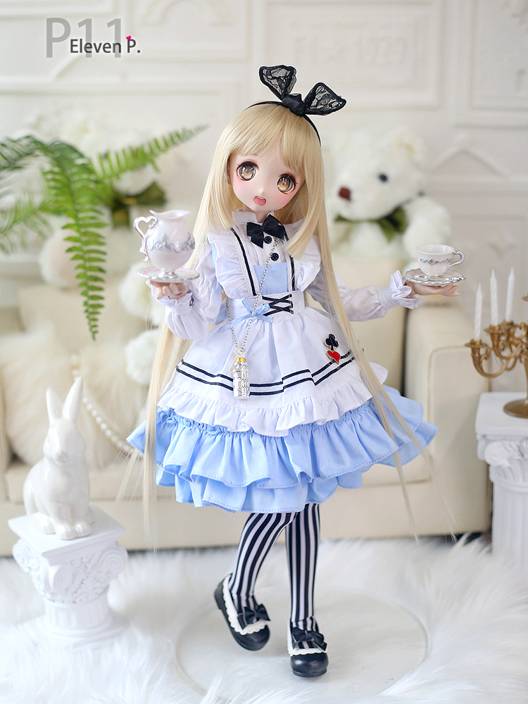 BJD MDD MSD ドレス 衣装 40cm ピンク-