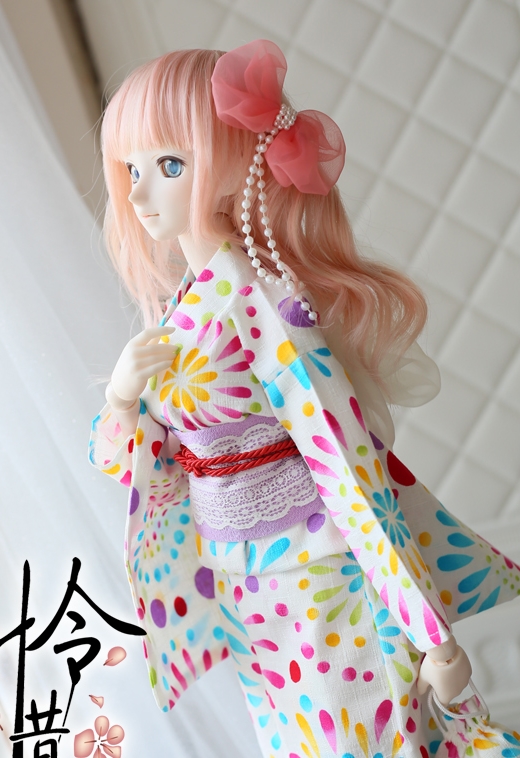 HONEY DOLL / 1/3,DD,SD 浴衣セット 花火 スーパードルフィー 人形用