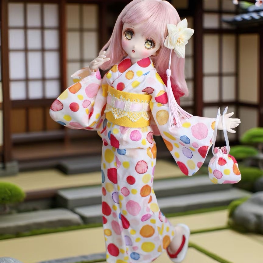 1/4,MDD,MSD 浴衣 セット ミックス スーパードルフィー ドール着物 オーダー
