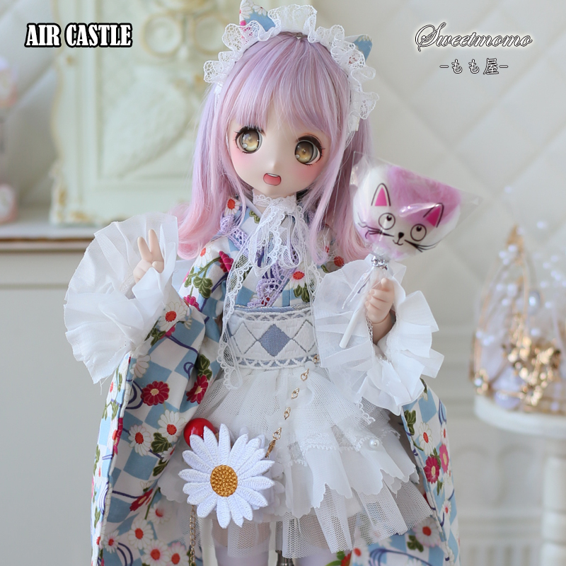 HONEY DOLL / 1/4,MDD,MSD 着物ドレス デイジー 猫耳 セット服 バッグ