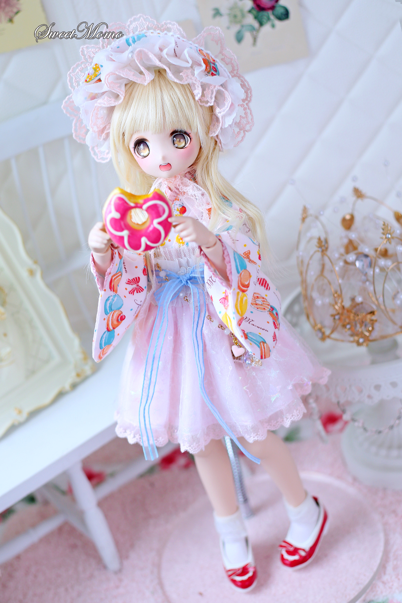 12. ドール アウトフィット ピンク MDD ドルフィードリーム メイド服