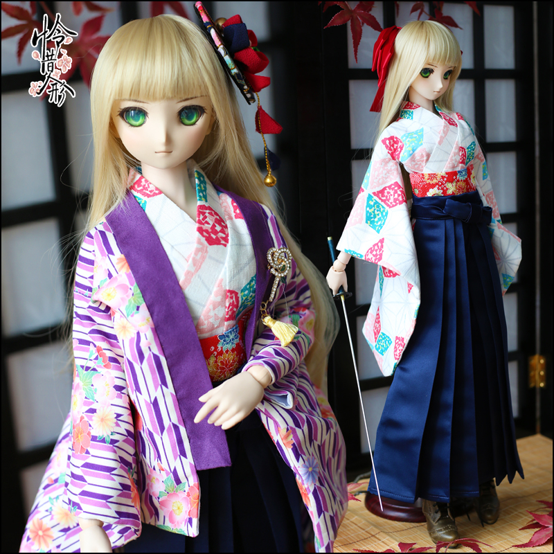 HONEY DOLL / 1/3,SD,DD 袴着物 セット服 ドルフィードリーム ドール服