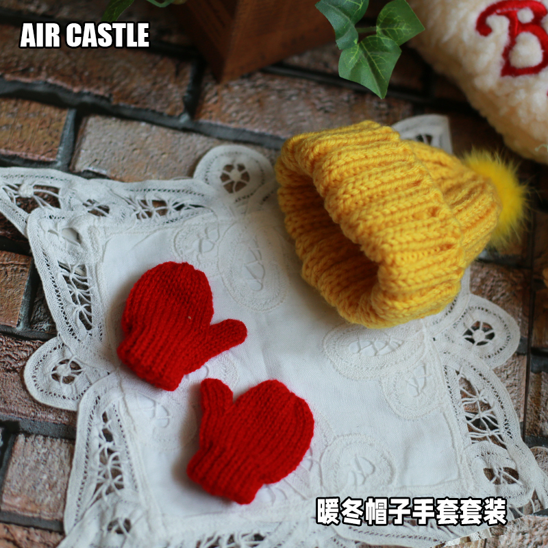 1/3,SD,DD 黄色 ニット帽 手袋 セットドルフィードリーム 人形用 ドール服