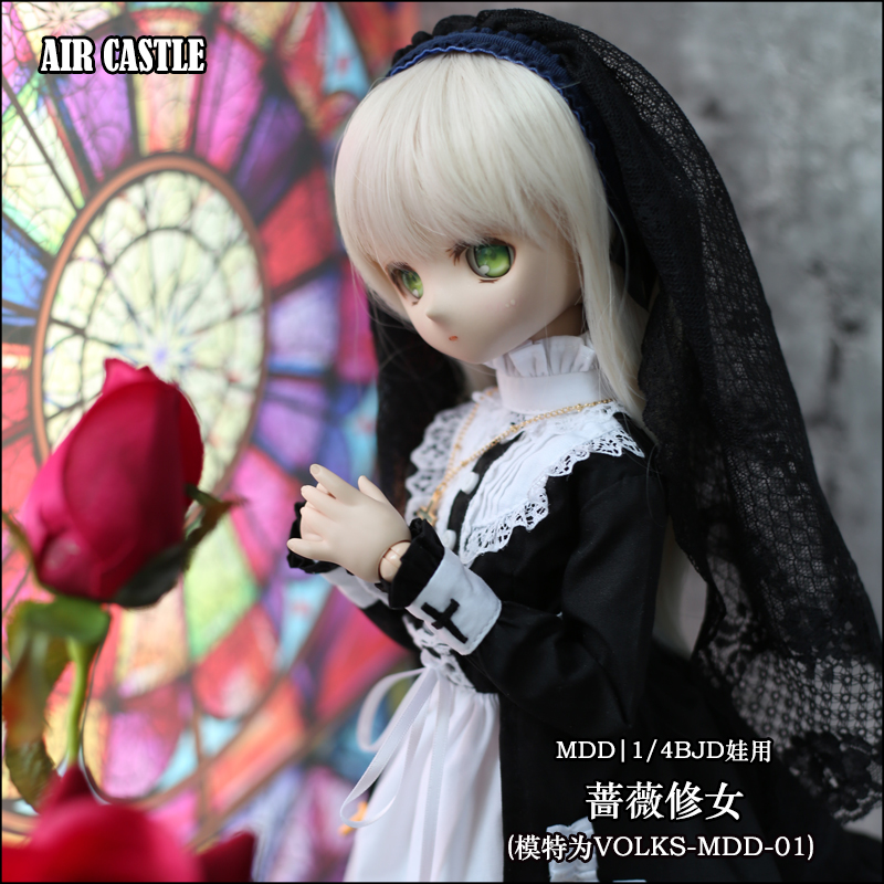 HONEY DOLL / 1/4,MDD,MSD シスター 修道女 ワンピース セット服